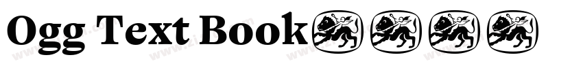 Ogg Text Book字体转换